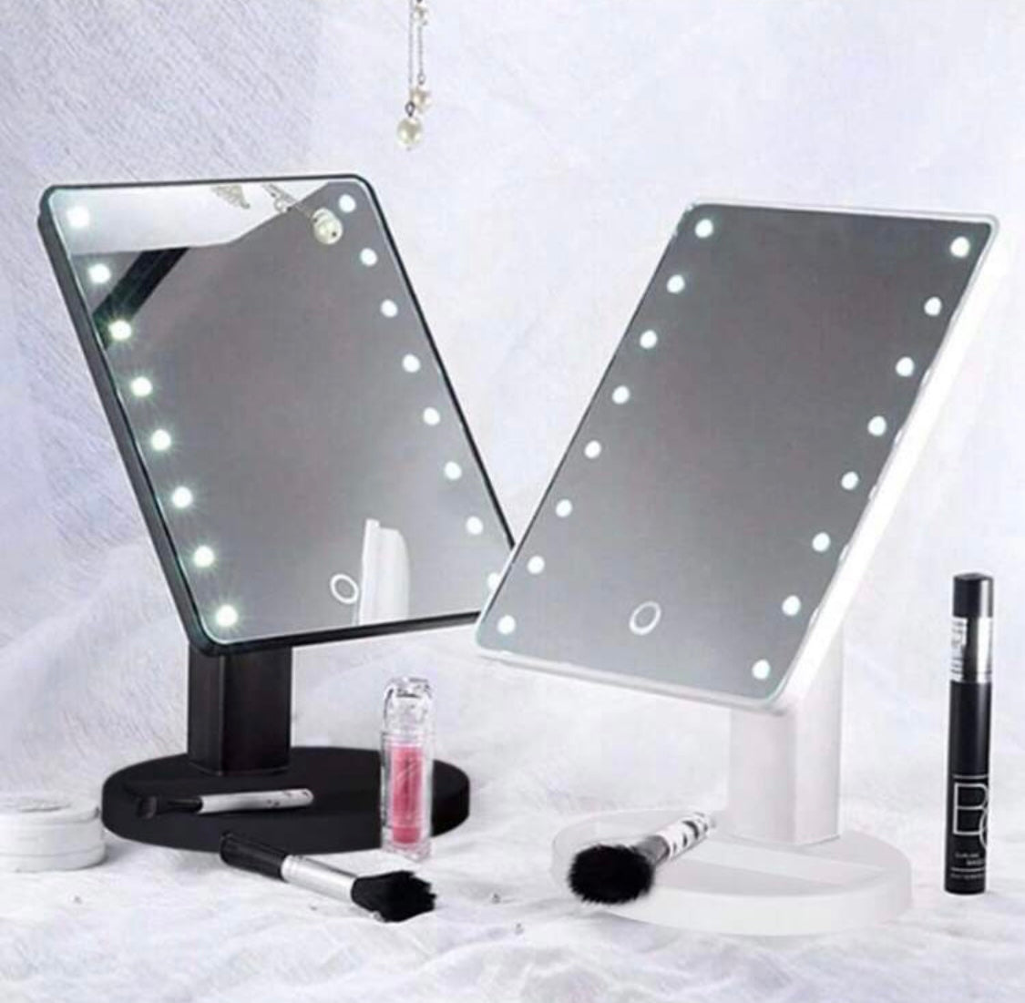 LED Mirror with Stand